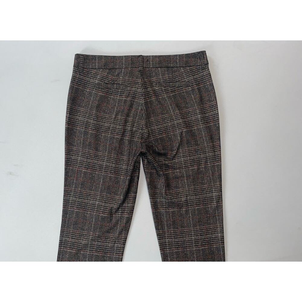 Liverpool Jeans Co Tapered Ankle Flannel Feel Pants, Trousers. Plaid, Women's 12 - Picture 8 of 9